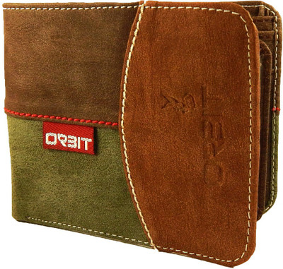 

Orbit Men Brown Genuine Leather Wallet(5 Card Slots)