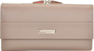 

VALENORE Women Casual Beige Genuine Leather Wallet(6 Card Slots), Grey