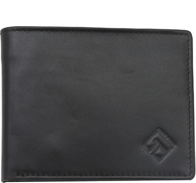 

Giani Bernard Men Black Genuine Leather Wallet(6 Card Slots), Black-01