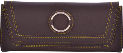 

Cuddle Girls Casual, Formal, Travel, Trendy Multicolor Fabric Wallet(4 Card Slots), Dark brown