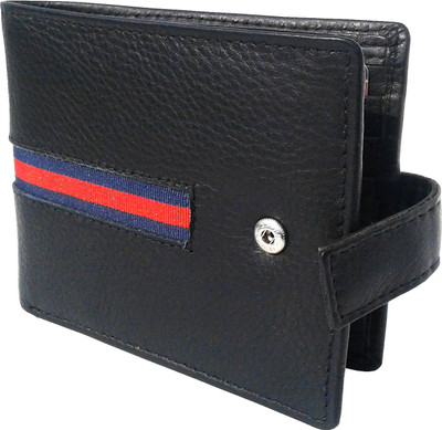

NUKAICHAU Boys Black Genuine Leather Wallet(6 Card Slots), Blk 6