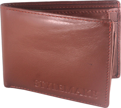 

Stylemake Men Multicolor Genuine Leather Wallet(10 Card Slots)