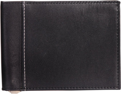 

Leather World Men Black Genuine Leather Money Clip(6 Card Slots)