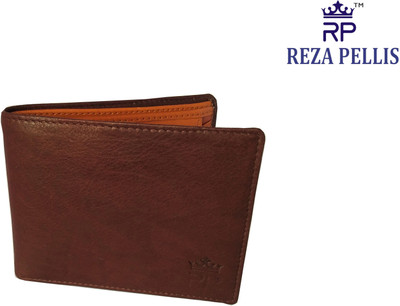 

REZA PELLIS Men Brown Genuine Leather Wallet(7 Card Slots)