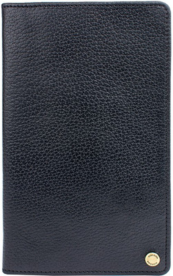 

Hidesign Men Black Genuine Leather Document Holder(14 Card Slots)