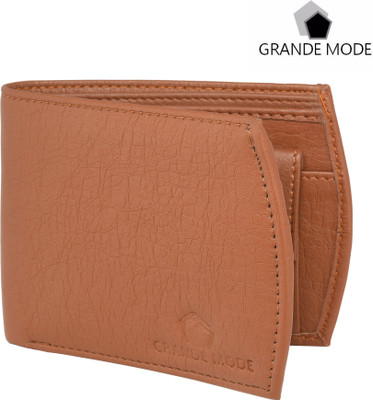 

Grande Mode Men Brown Genuine Leather Wallet(4 Card Slots), Brown-04