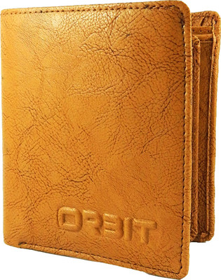

Orbit Men Tan Genuine Leather Wallet(7 Card Slots)