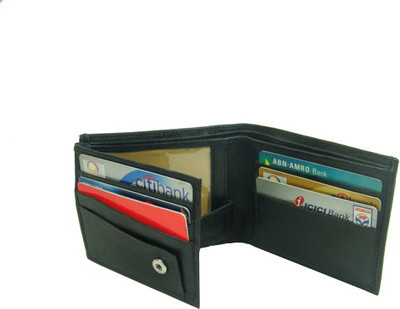 

Essart Men Casual, Formal Black Genuine Leather Wallet(7 Card Slots), Black-01