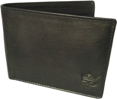 

REZA PELLIS Men Black Genuine Leather Wallet(17 Card Slots)