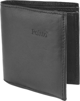 

palito Men Black Genuine Leather Wallet(7 Card Slots)