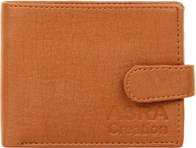 

ASRA Creation Men Brown Genuine Leather Wallet(3 Card Slots)