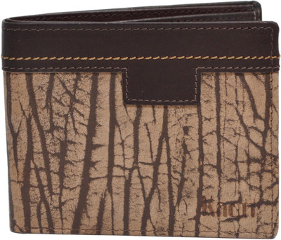 

Knott Men Brown Genuine Leather Wallet(8 Card Slots), Brown-04
