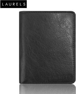 

Laurels Men Black Genuine Leather Wallet(7 Card Slots)