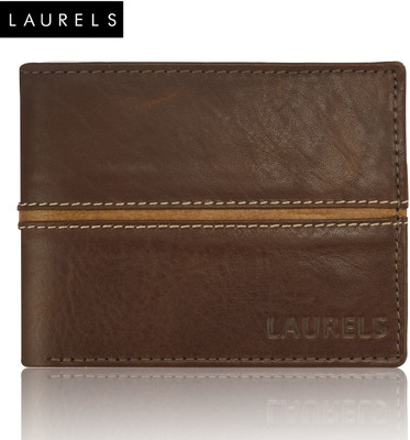 Laurels Men Brown Artificial Leather Wallet(7 Card Slots)