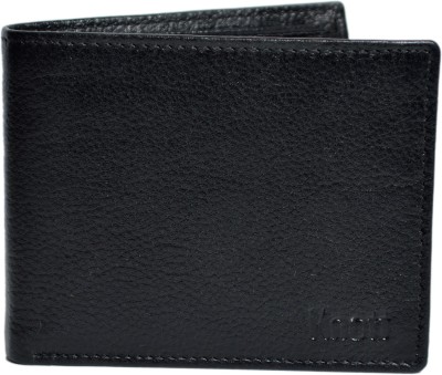 

Knott Men Black Genuine Leather Wallet(7 Card Slots), Black-19