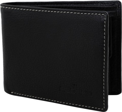 

Redrho Men Black Genuine Leather Wallet(3 Card Slots)