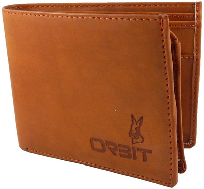 

Orbit Men Tan Genuine Leather Wallet(6 Card Slots)