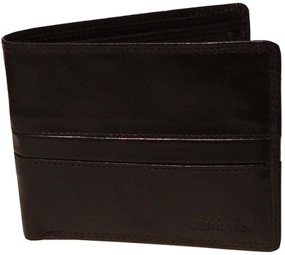 

Cotnis Men Black Genuine Leather Wallet(6 Card Slots)