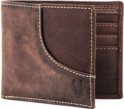 

WildHorn Men Brown Genuine Leather Wallet(8 Card Slots)