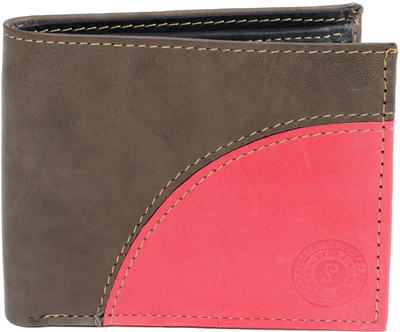 

Exit9 Men Multicolor Genuine Leather Wallet(3 Card Slots), Multi-colour