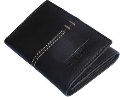 

eXcorio Men Black Genuine Leather Wallet(7 Card Slots)