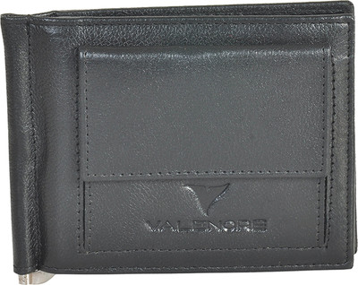 

VALENORE Men Black Genuine Leather Money Clip(6 Card Slots)