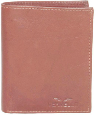 

Vermello Men Brown Artificial Leather Wallet(12 Card Slots)
