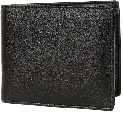 

SAIFI TRADERS Men Black Artificial Leather Wallet(6 Card Slots), 102
