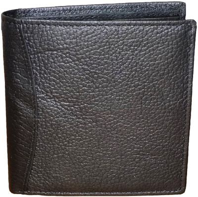 

Style 98 Men Black Genuine Leather Wallet(8 Card Slots)