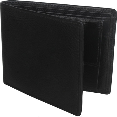 

ADESCO Men Black Genuine Leather Wallet(6 Card Slots)