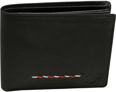 

The Purple Marke Men Black Artificial Leather Wallet(6 Card Slots)