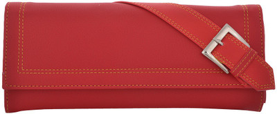 

Cuddle Girls Casual, Formal, Travel, Trendy Multicolor Fabric Wallet(4 Card Slots), Red