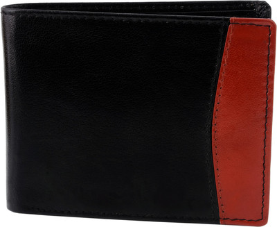 

ZINT Men Black Genuine Leather Wallet(6 Card Slots)