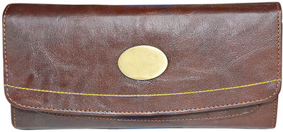 

Mapletree Women Casual Brown Genuine Leather Wallet(5 Card Slots)