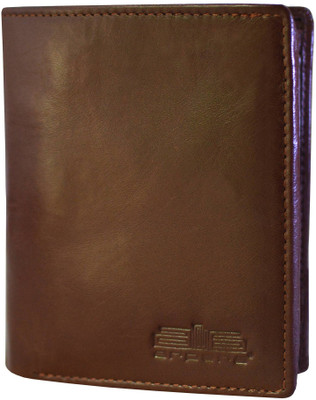

Arpera Men Tan Genuine Leather Wallet(11 Card Slots)
