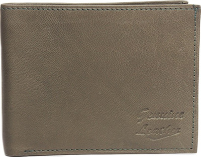 

Good Life Stuff Men Green Genuine Leather Wallet(5 Card Slots)