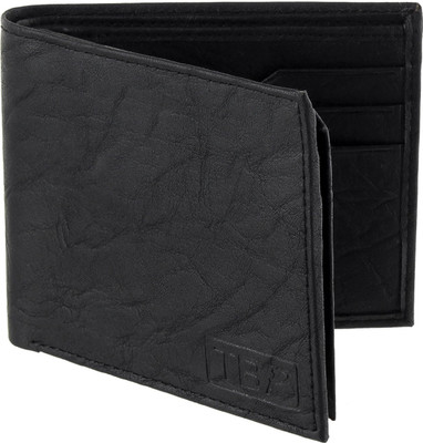 

The Blue Pink Men Black Artificial Leather Wallet(9 Card Slots), Black-01