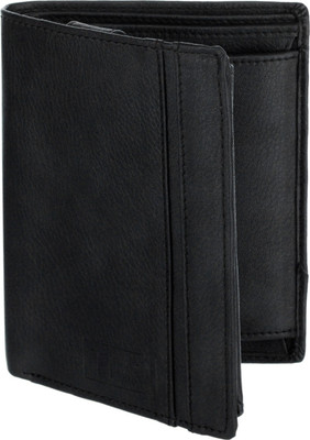 

The Blue Pink Men Black Artificial Leather Wallet(8 Card Slots), Black-01