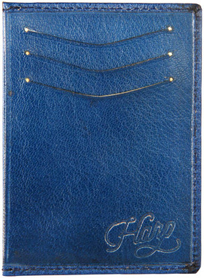 

Harp Men Blue Genuine Leather Wallet(4 Card Slots)