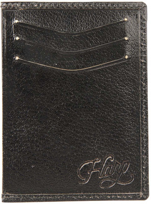 

Shopharp Men Black Genuine Leather Card Holder(4 Card Slots)