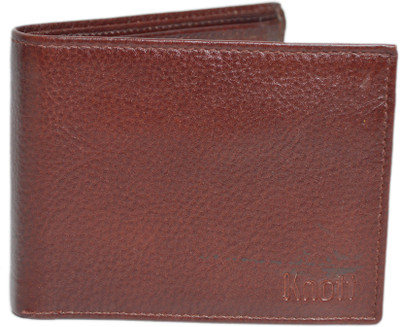 

Brown Men Brown Genuine Leather Wallet(10 Card Slots), Brown-03