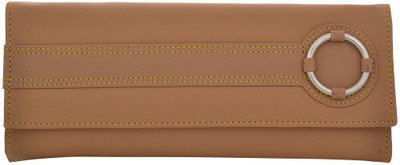 

Cuddle Girls Casual, Formal, Travel, Trendy Multicolor Fabric Wallet(4 Card Slots), Beige