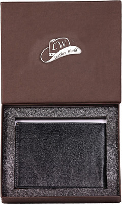 

Leatherworld Men Black Genuine Leather Money Clip(6 Card Slots)