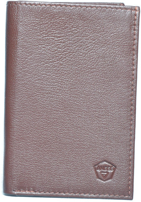 

ANSSS Men Brown Genuine Leather Card Holder(9 Card Slots)
