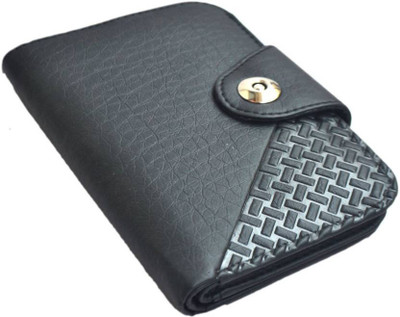 

Southpole Fashions Girls Formal Black Artificial Leather Wallet(10 Card Slots)