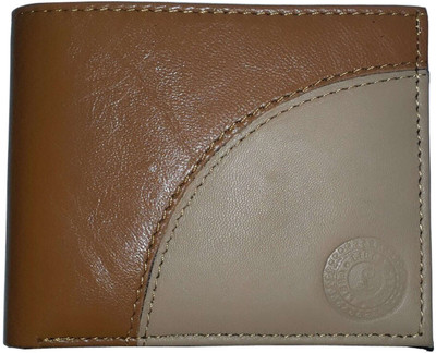 

Unicraft Men Tan, Beige Genuine Leather Wallet(3 Card Slots), 3 card slots;2 compartments