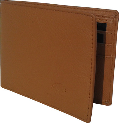 

NUKAICHAU Boys Tan Artificial Leather Wallet(6 Card Slots), Tan 6