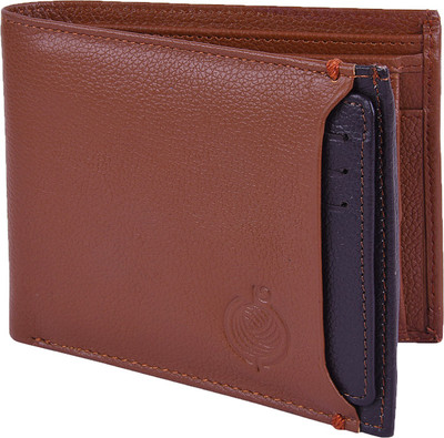 

Taksh Men Brown Genuine Leather Wallet(7 Card Slots)