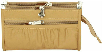 

Uno Covers Women Casual Beige Artificial Leather Wallet(5 Card Slots)