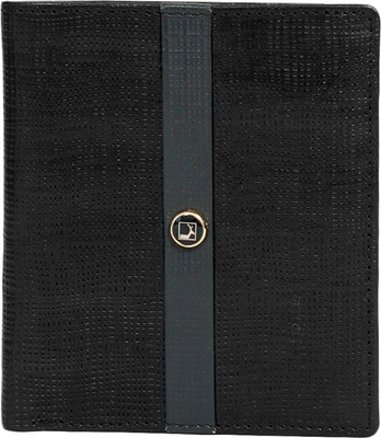 

Da Milano Men Black Genuine Leather Wallet(10 Card Slots)